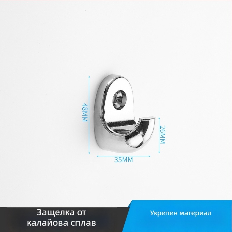 Закачалка за палта за преграда в обществена тоалетна, 304 неръждаема стомана, модел 304, повърхност: телена рисунка, модерен минимализъм
