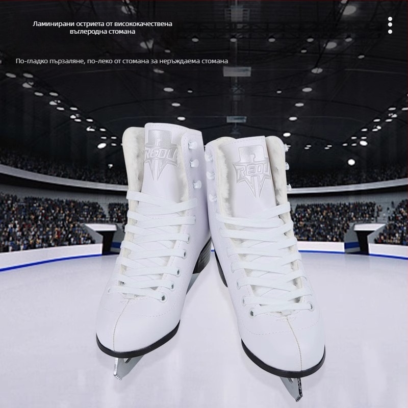 Кънки за лед с модел – Thermal, PVC горна част, PVC подметка, лезвие от въглеродна стомана, за възрастни