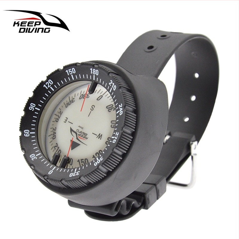 Дайвинг компас CP991B — силно магнитен, водоустойчив до 50 м, подводно светещ навигатор за гмуркане