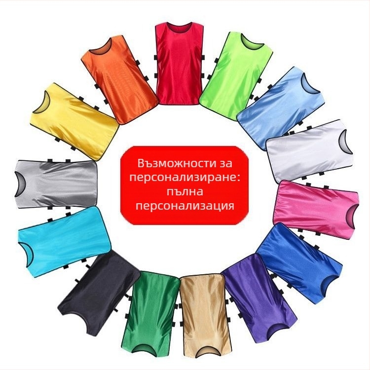 MAICCA Възрастен тренировъчен жилет за футбол – полиестер, лято, унисекс