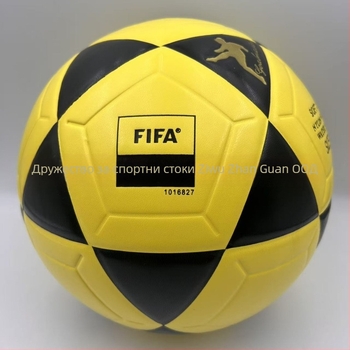 PU футболна топка за тренировки и забавления – лепени шевове, печат на лого възможен, персонализация налична