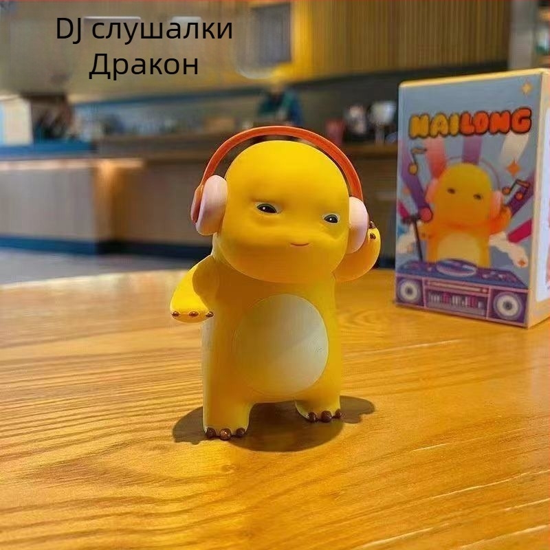 Milk Dragon кукла за бюро – PVC карикатурна фигура, OEM марка, декоративна украса