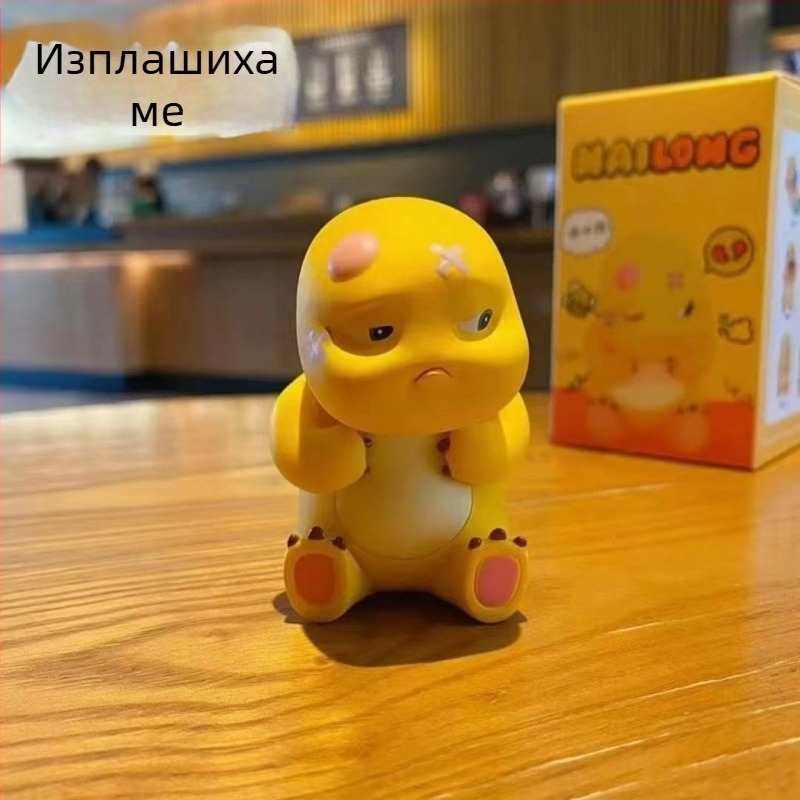 Milk Dragon кукла за бюро – PVC карикатурна фигура, OEM марка, декоративна украса