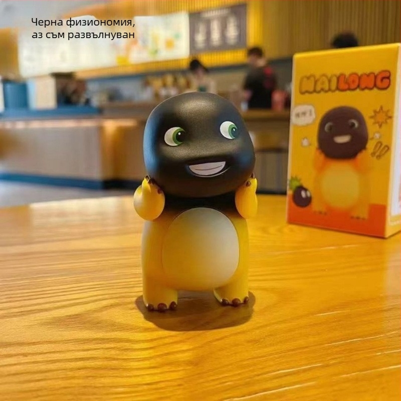 Milk Dragon кукла за бюро – PVC карикатурна фигура, OEM марка, декоративна украса