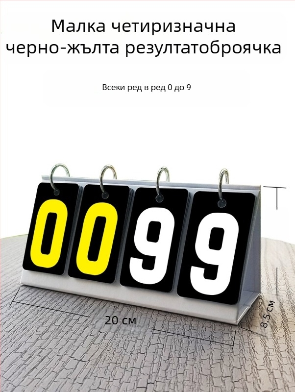 Табло за резултати - PVC материал; персонализируемо; подходящо за тенис на маса и билярд; марка Jade valley