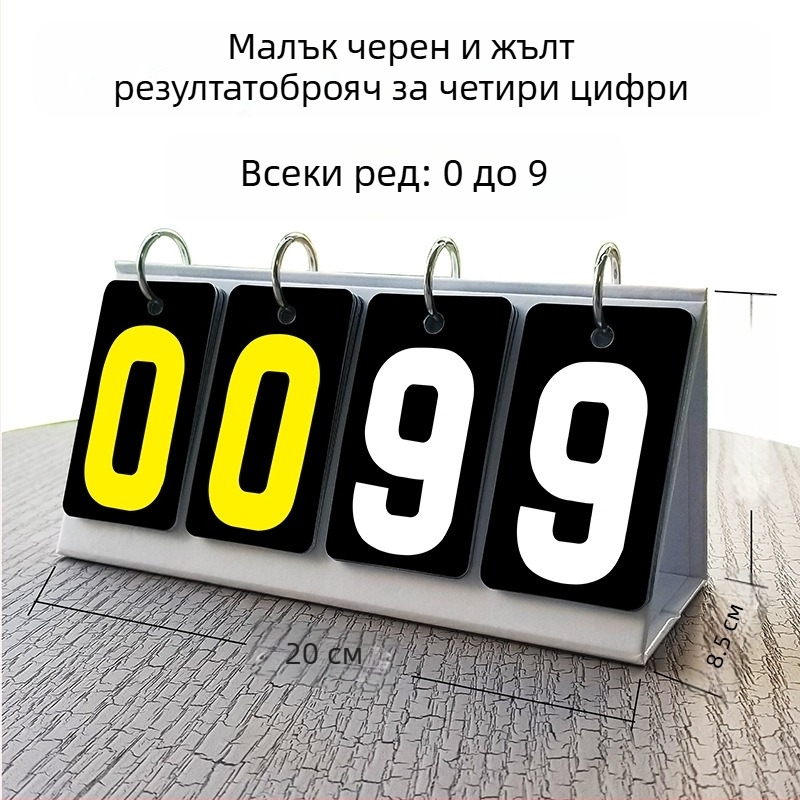 Табло за резултати - PVC материал; персонализируемо; подходящо за тенис на маса и билярд; марка Jade valley