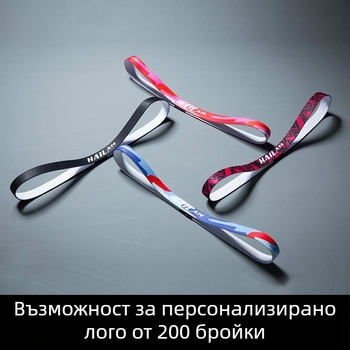 Myboth полиестерна влагоотводяща, нехлъзгаща се лента за глава за тичане и йога – фитнес аксесоар