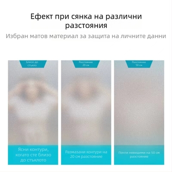 PVC електростатичен филм за поверителност на стъклото – геометрична абстракция, модерен минималистичен стил, персонализируем за хол, баня и търговски пространства