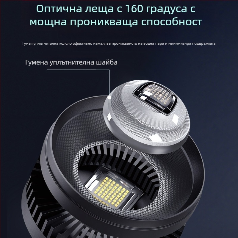 Аквариумно LED осветление с пълен спектър RGB за контрол на водораслите, 35–80W, подходящо за златни риби и водни растения