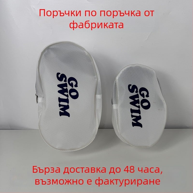 Найлонова водоустойчива чанта за спорт на открито с разделение мокро–сухо и мрежеста подплата