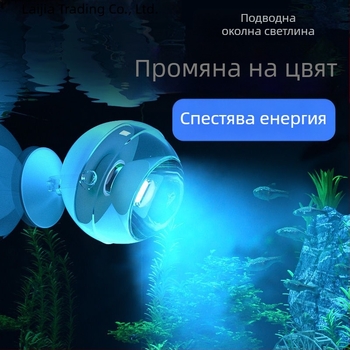 Аквариумна LED клип лампа - водоустойчива, ултраярка, декоративна прожекторна лампа