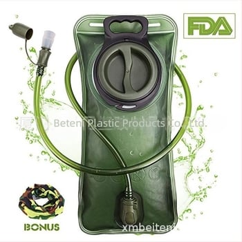 BTN Сгъваема водна торба за туризъм, спортен стил, PEVA/PE, печатано лого, персонализиране