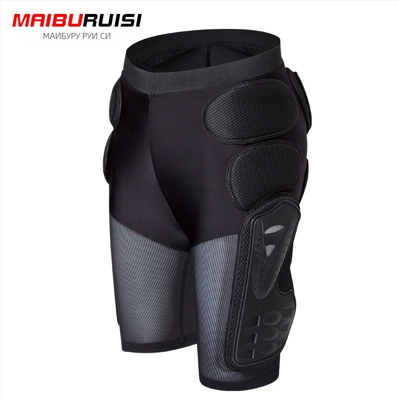 Офроуд мотоциклетен защитен костюм с защита на гърдите и гърба, коленни и лакътни предпазители, полиестерна материя