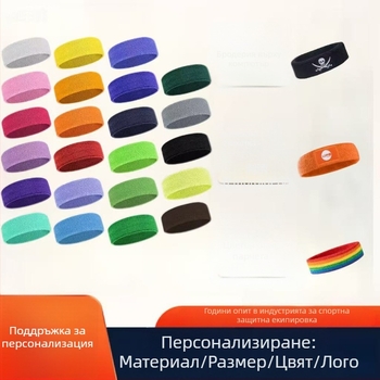 Kemanda спортна лента за глава – дишаща, абсорбираща пот материя; материал: полиестер, полипропилен и еластично влакно; подходяща за тичане, фитнес, колоездене, баскетбол, футбол и тенис