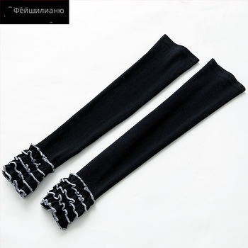 За жени: Нейлонови UV ръкавели за ръце – лятна защита за открито каране на велосипед и шофиране, с половин пръст ръкавици