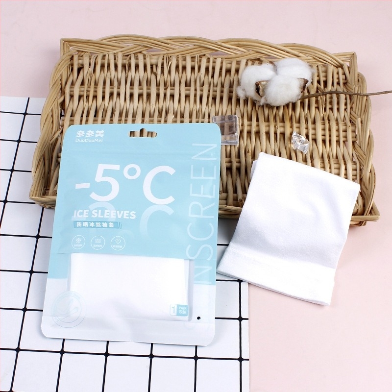 Ръкави за защита от слънцето за спорт на открито от Ice Silk, за мъже и жени; оригинален дизайн, пролет 2024, съдържание на нейлон 31-50%, произход Jinhua, марка Guanhui