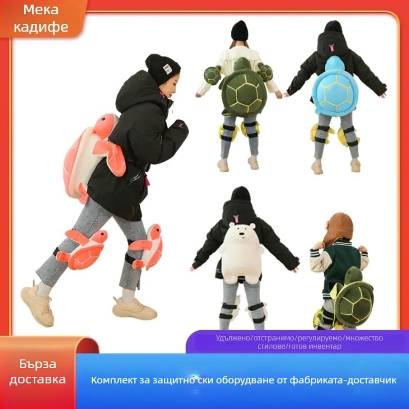 Плюшена костенурка кукла с пълнеж PP памук, висококачествен плюш, персонализация, подходяща за възраст 7–14 г