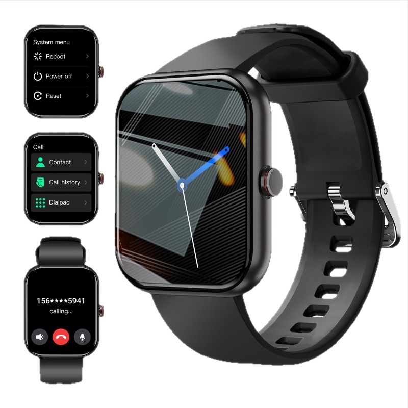 Смарт часовник с Bluetooth разговори, мониторинг на сърдечния ритъм, кръвно налягане, кислород в кръвта и мониторинг на съня - водоустойчив