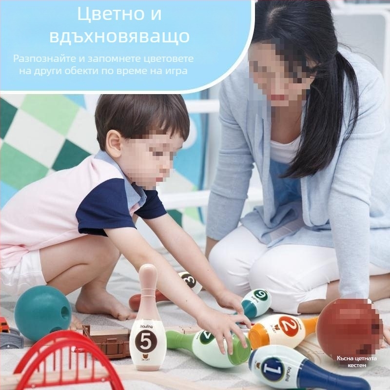 Вътрешен комплект за боулинг за деца и семейство — Bowling accessories, Board supplies, Brand: Other