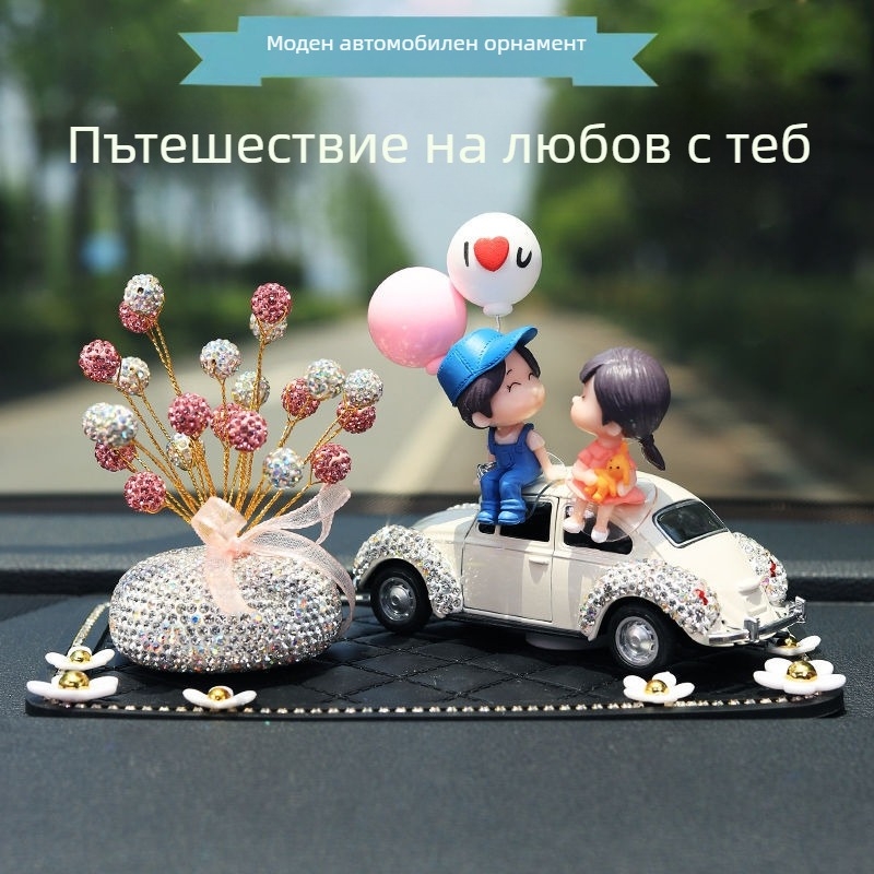 Интериорно украшение за автомобил – Стил богиня, луксозен ароматизатор, сплав, карикатурен стил, благословение