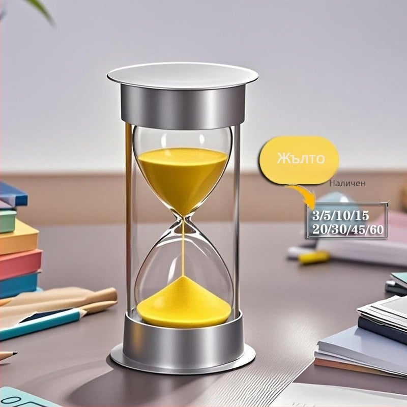 Пясъчен кухненски таймер, удароустойчив, 5/10/30 минути, ръчно духано стъкло, китайски стил, настолен сувенир от Morning Tide