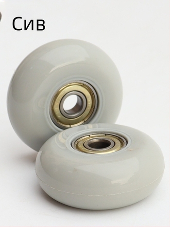 Комплект колела за ролери – PU колела, лагери, едноредни, универсални