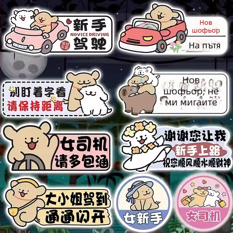 Стикер за каросерия на автомобил – магнитно монтиране; материал: стикери; тип: стикер за каросерия