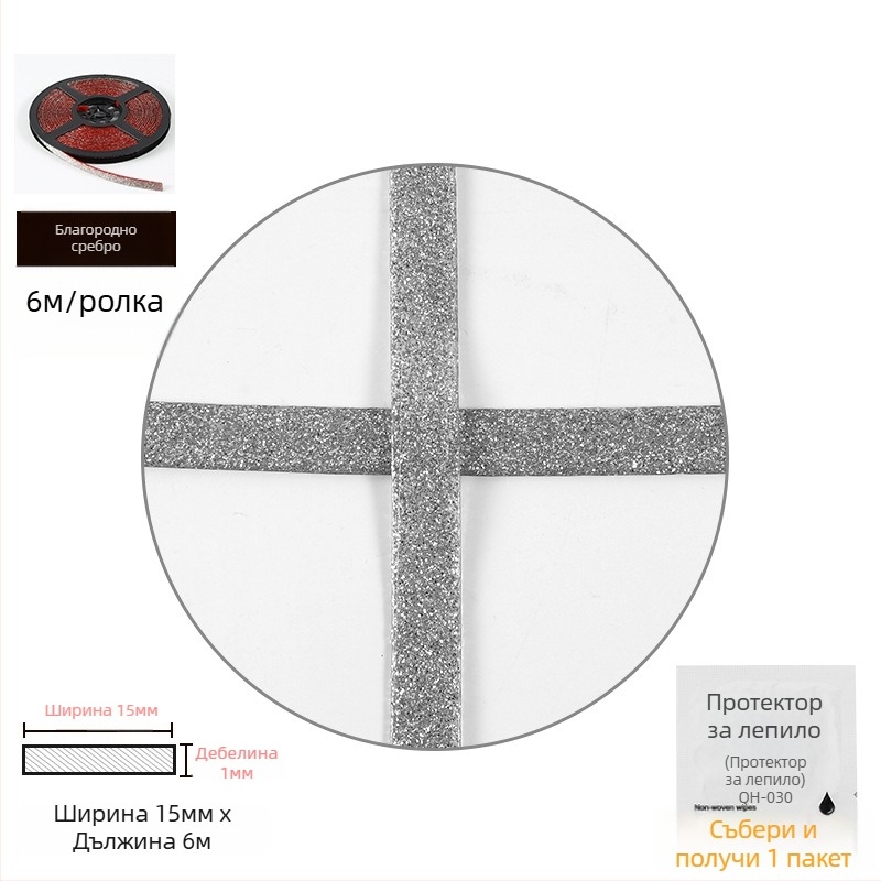 Самозалепваща уплътнителна лента, водоустойчива и мухълоустойчива, за кухненски плотове, бани и мивки – широка, удебелена и удължена