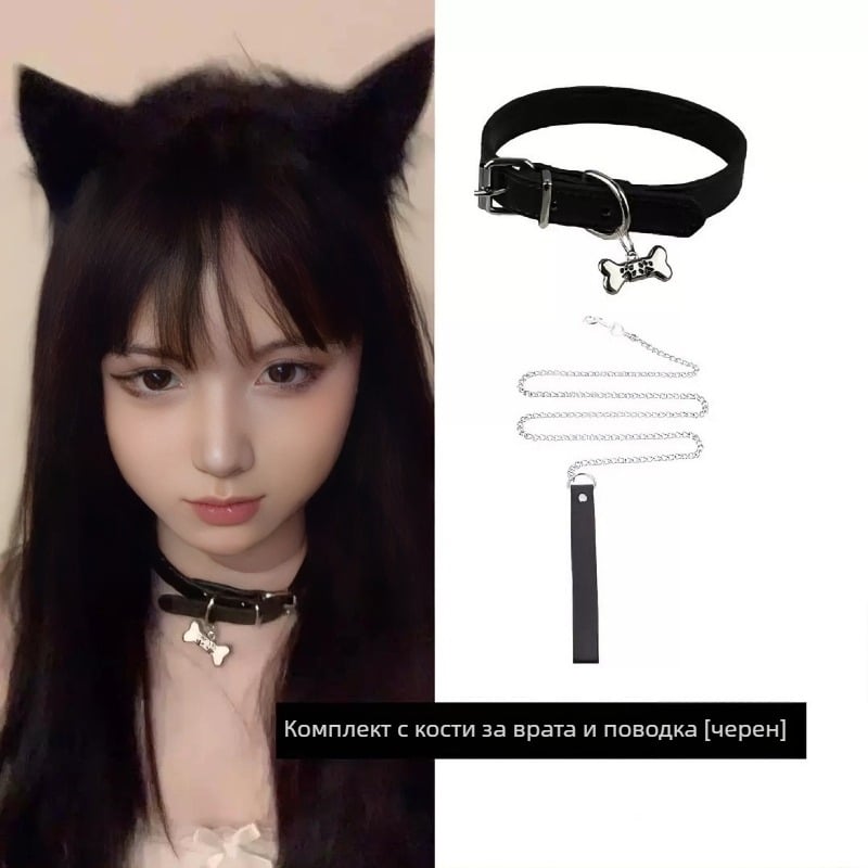 Чокър колие с форма животно/зодия, Материал: Cortical, Висулка: Сплав, Верига: ключична, Тегло: 15 g