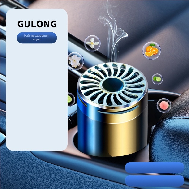 Автомобилен ароматизатор за седалка с кръгъл стъклен държател за парфюм, жасминов аромат, 50–100 ml