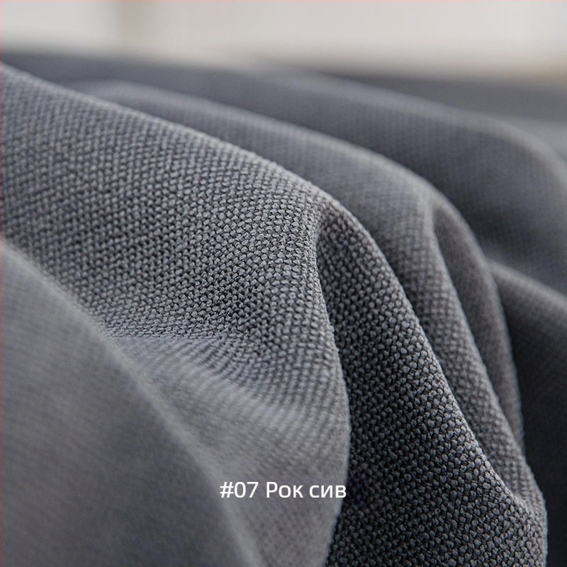 Памучно-ленена завеса за прозорец, висока степен на засенчване, модерен минималистичен японски стил за дневна и спалня