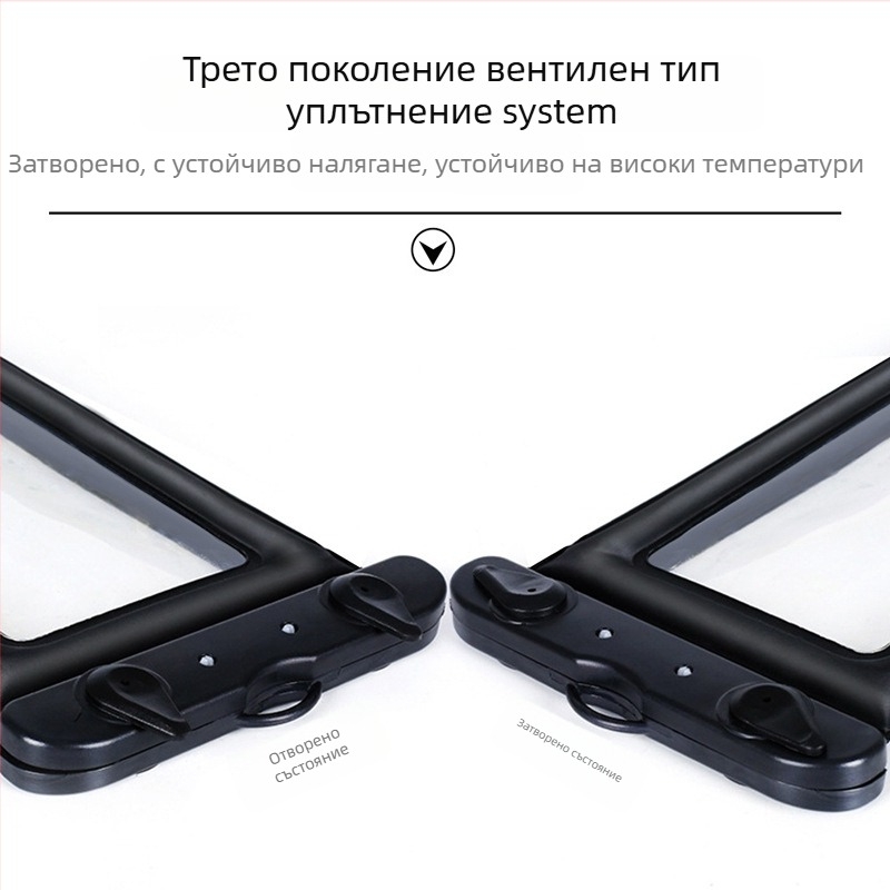 Водоустойчив калъф за мобилен телефон с тъчскрийн и въздушно уплътнение - запечатан, подходящ за плуване и плажна фотография (ABS+TPU)