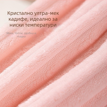 Фланелена престилка с ръкави, антизамърсяваща, монохромен дизайн, модерен минимализъм