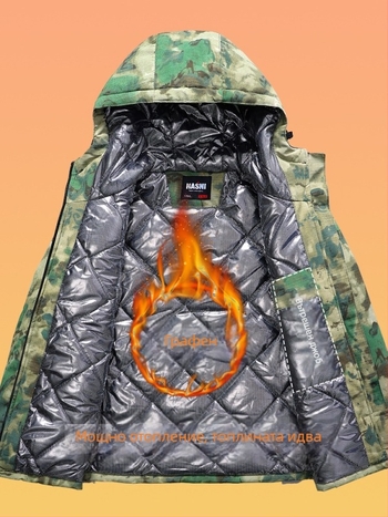 Зимно работно яке, 100% полиестер, запазва топлината, за фабрични условия