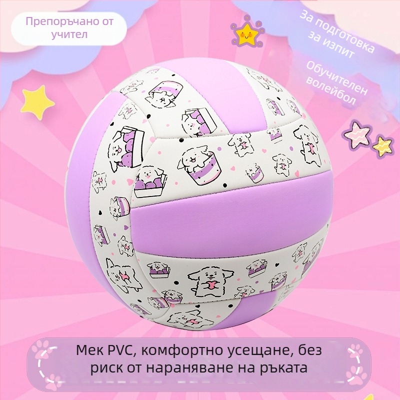 Вътрешна тренировъчна волейбол топка от телешка кожа, с възможност за персонализация; печат на лого не е възможен