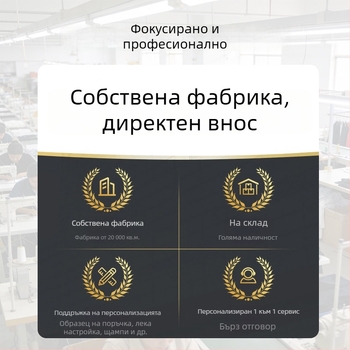 Мъжки камуфлажен работен костюм с дълги ръкави, износоустойчив и петноустойчив, със светлоотразителни ленти; плат: полиестер-памук; основен състав: полиестер 100%; подплата: полиестер 99%; за работа през пролетта и есента.