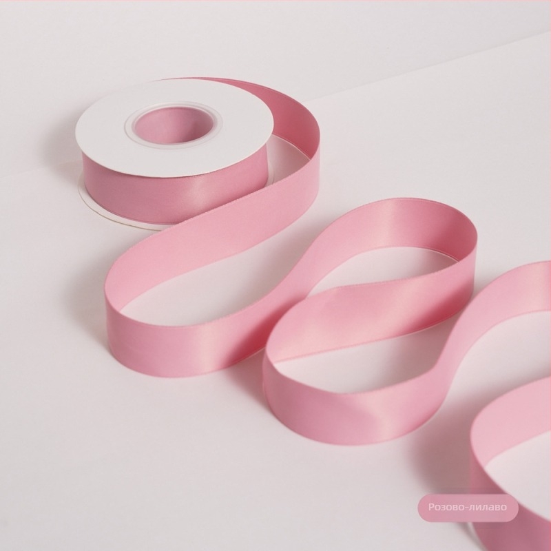 Двустранна матова полиестерна лента за букети – матово покритие, марка Yusun, лента за опаковане на подаръци и декоративна лента