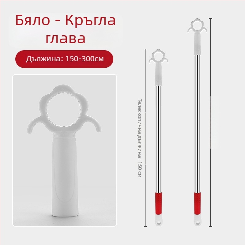 Механизъм за отваряне на прозорци с държач за плъзгащ прозорец, неръждаема стомана + ABS, матово завършване, за врати и прозорци