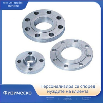 Кован фланец от неръждаема стомана, страничен тип, заварено свързване, PN10, устойчив на корозия