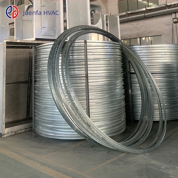 Кръгъл фланец за въздуховод от неръждаема стомана, заваръчно свързване — Junfa, устойчивост на корозия и високо налягане.