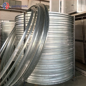 Кръгъл фланец за въздуховод от неръждаема стомана, заваръчно свързване — Junfa, устойчивост на корозия и високо налягане.