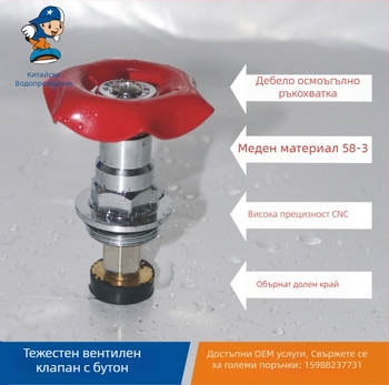 PPR медена спирателна сърцевина за клапан за тръби – модели 20/25/32/40/50/63