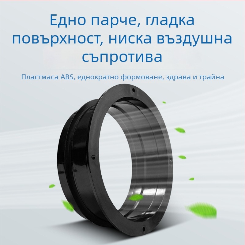 PVC фланцов съединител за вентилационни тръби, винтово свързване, висока устойчивост на налягане, модел 110/160