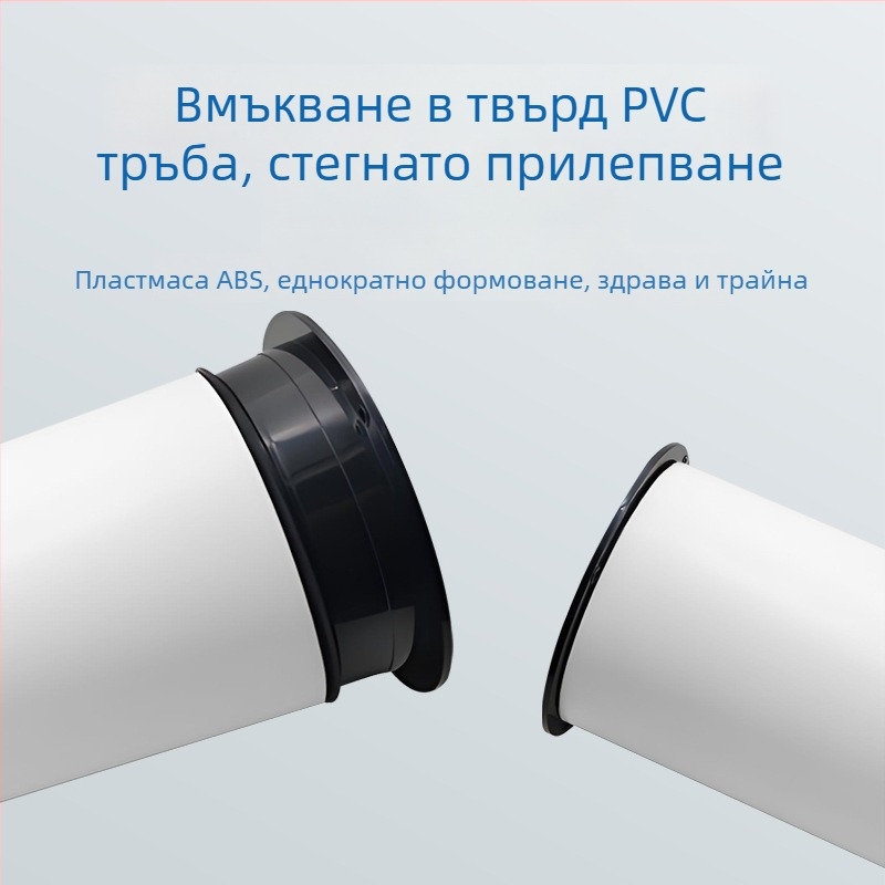 PVC фланцов съединител за вентилационни тръби, винтово свързване, висока устойчивост на налягане, модел 110/160