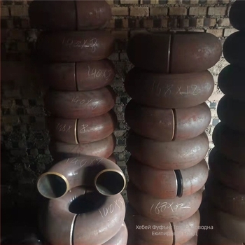 Безшевен ъгъл за тръби от въглеродна стомана, GB стандарт, стенка 4 мм, клас A, високо налягане