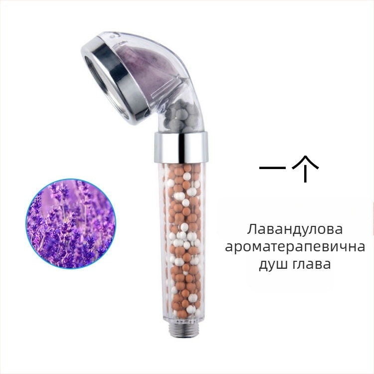 Душ глава за ароматерапия – режим дъжд, ABS, монтиране с резба, 0–90°C, 0–6 MPa