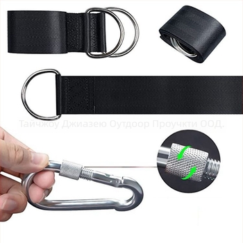 Хамак дървен ремък Jiaze – найлоново въже, максимално натоварване 500 кг, тегло 590 г, произход Taizhou, Jiangsu