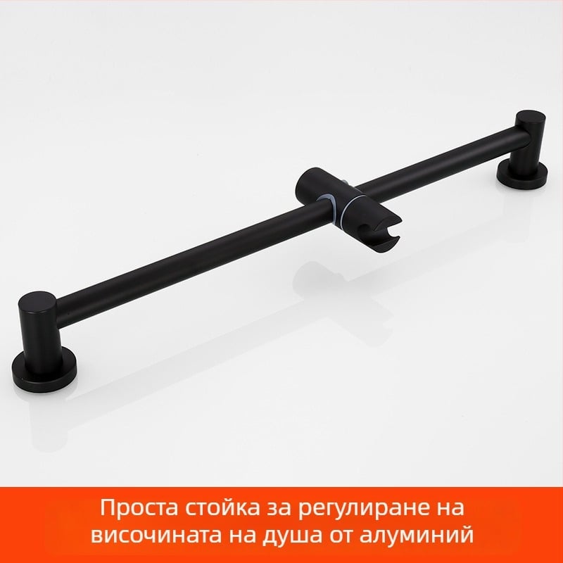 Комплект душ глава с ръчен маркуч — Top-Spray дъждовен душ, неръждаема стомана, въртяща се стойка