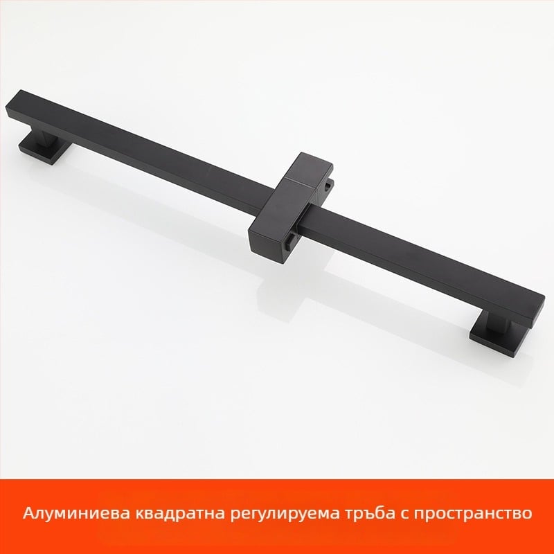 Комплект душ глава с ръчен маркуч — Top-Spray дъждовен душ, неръждаема стомана, въртяща се стойка