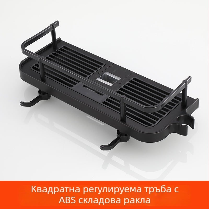 Комплект душ глава с ръчен маркуч — Top-Spray дъждовен душ, неръждаема стомана, въртяща се стойка